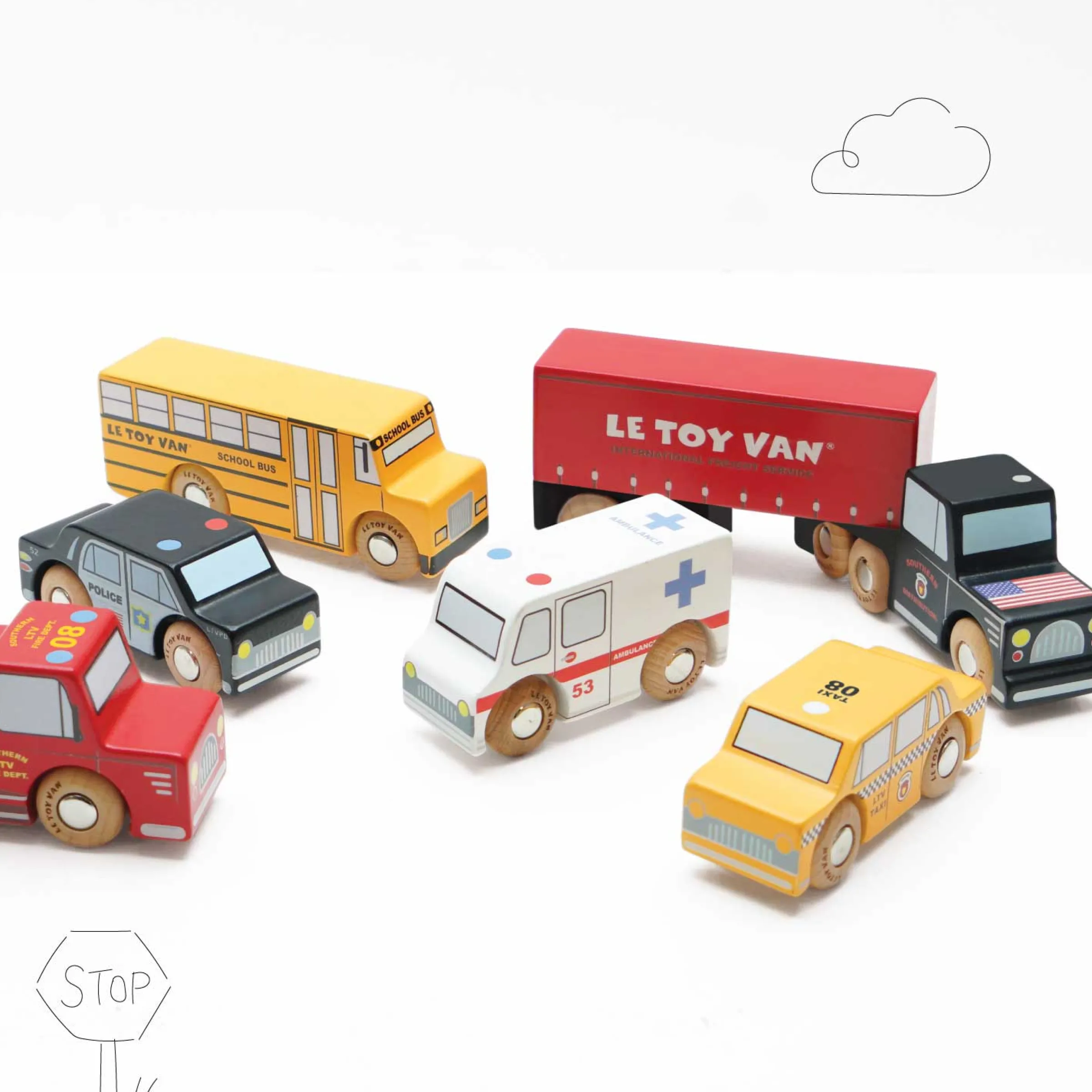 American Toy Car Set>Meri Meri Online