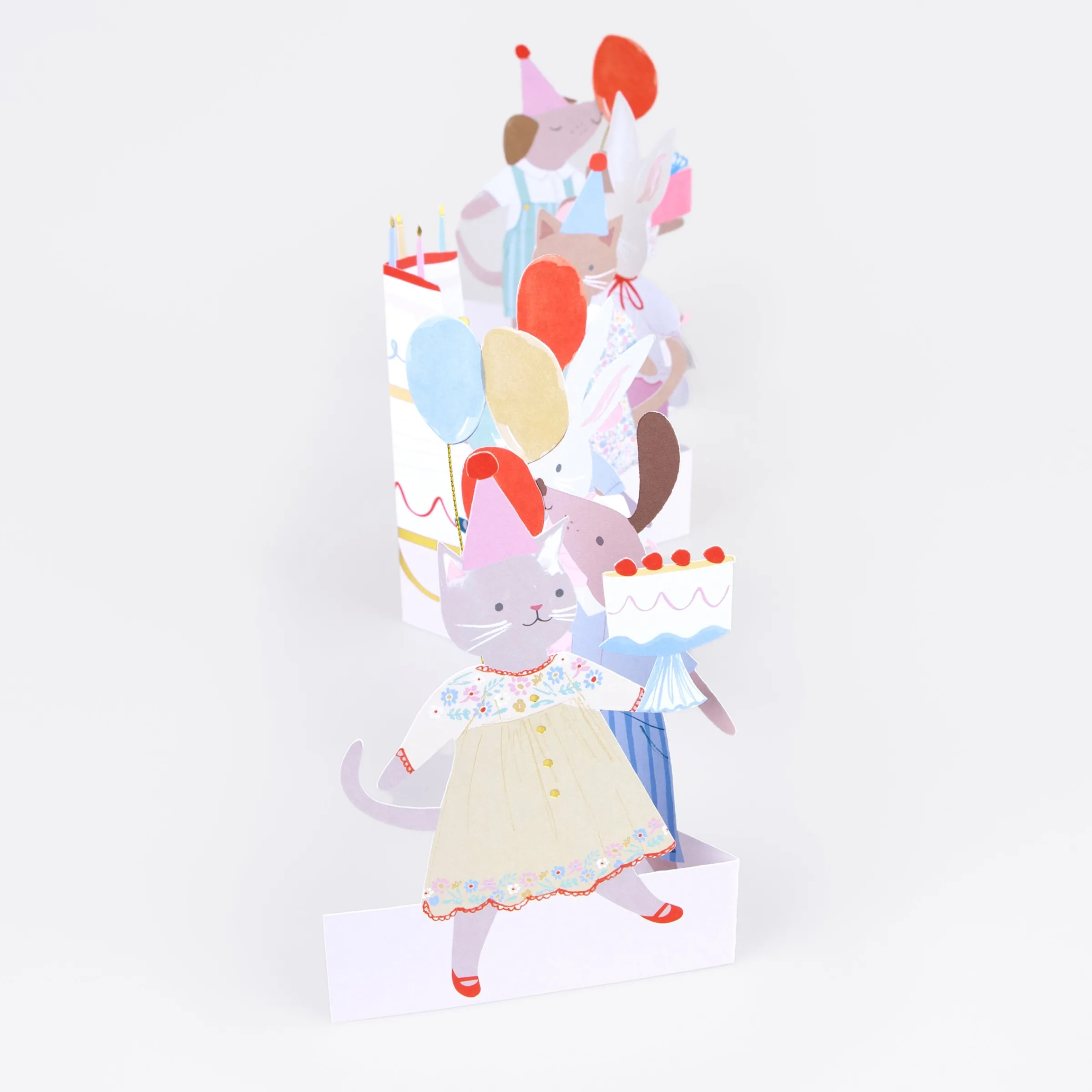 Animal Friends Birthday Card>Meri Meri Outlet