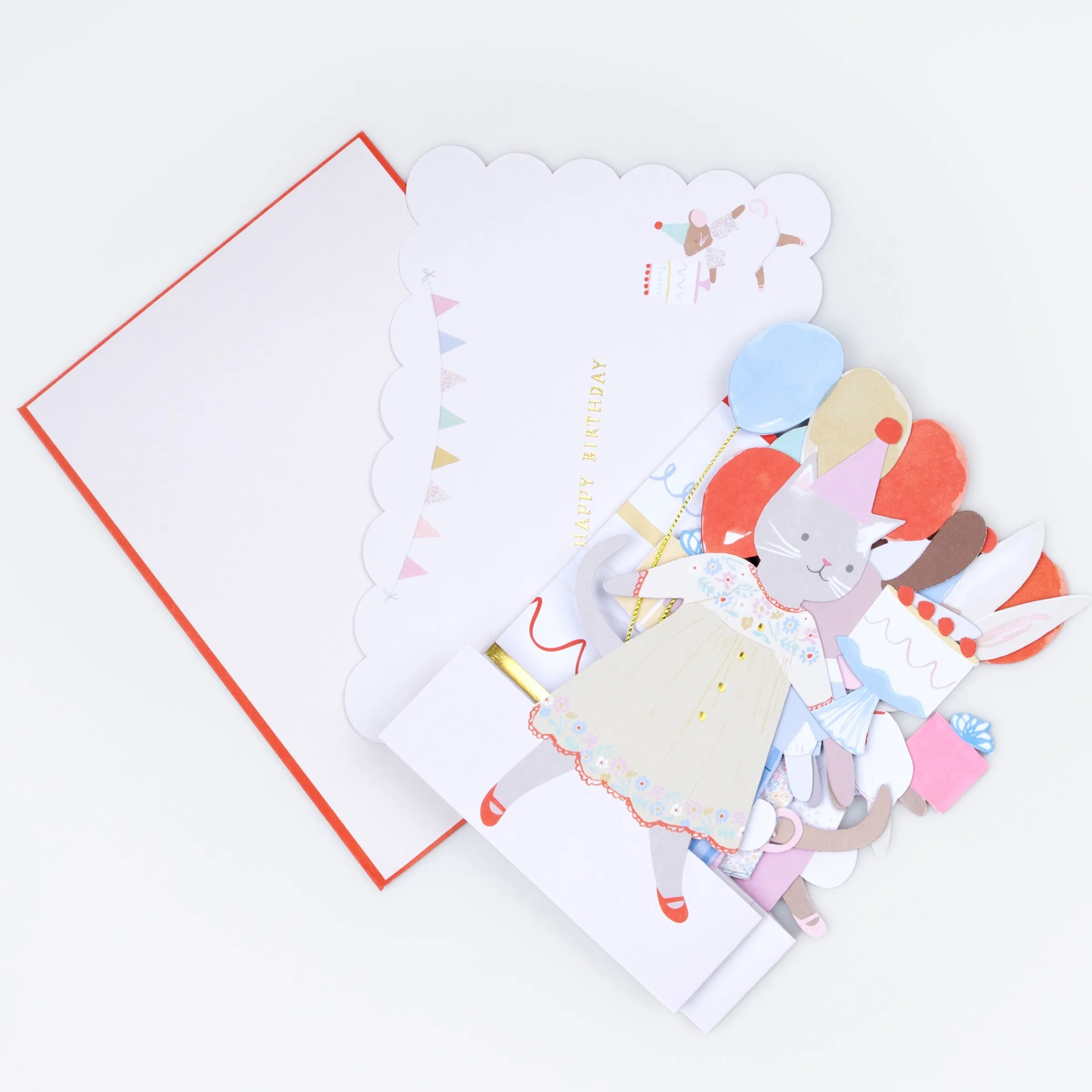 Animal Friends Birthday Card>Meri Meri Outlet