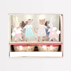 Animal Friends Cupcake Kit (x 24 toppers)>Meri Meri Discount