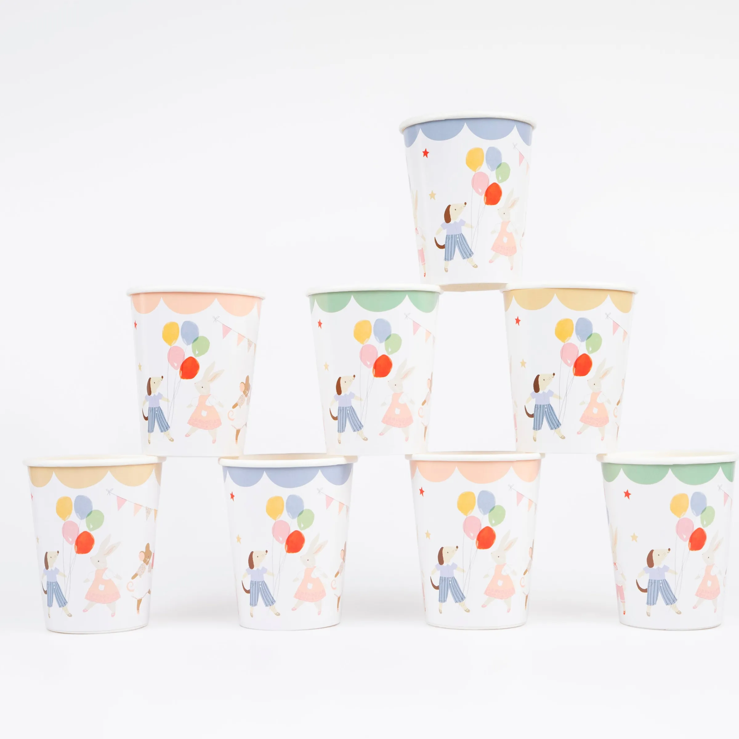 Animal Friends Cups (x 8)>Meri Meri Outlet