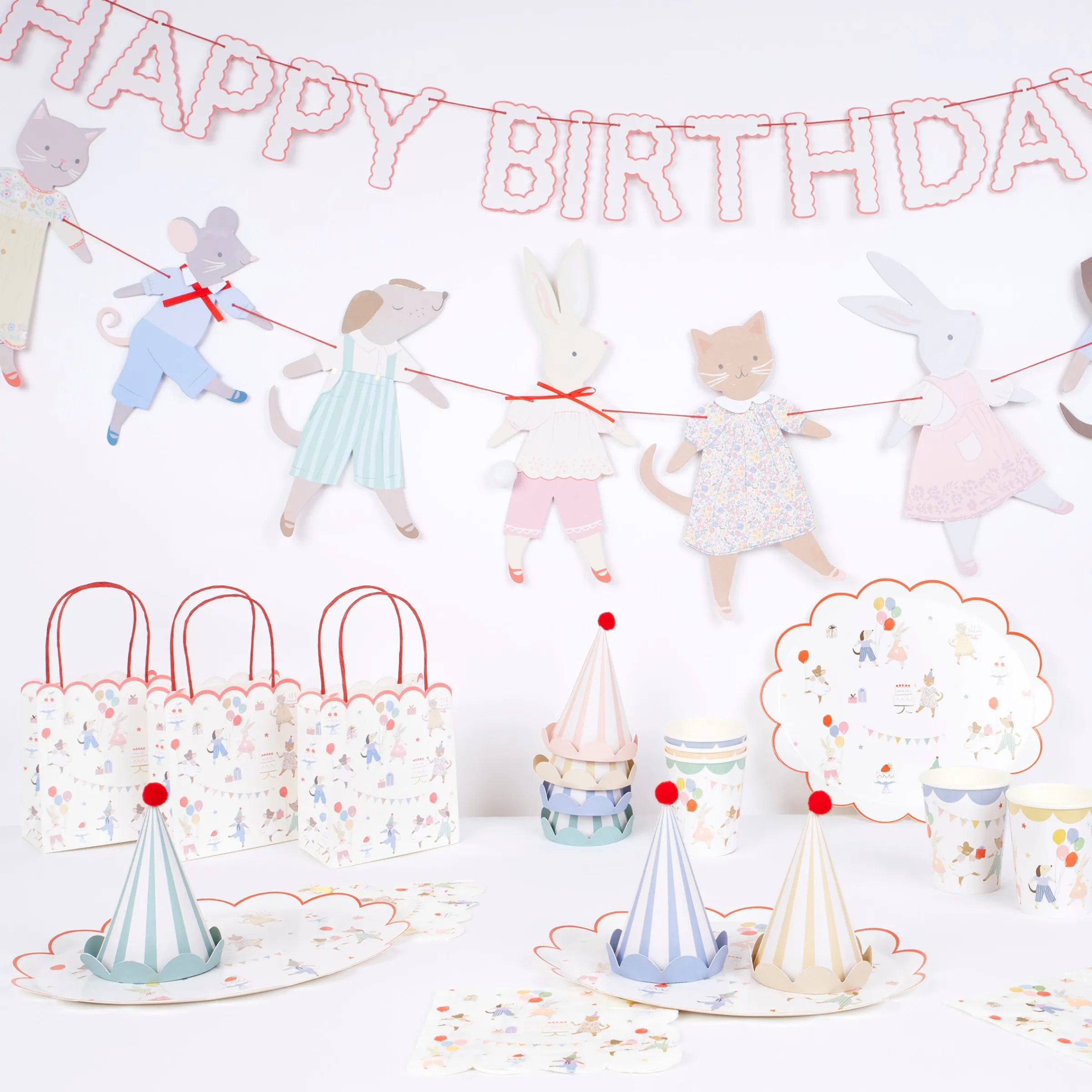 Animal Friends Party Set>Meri Meri New