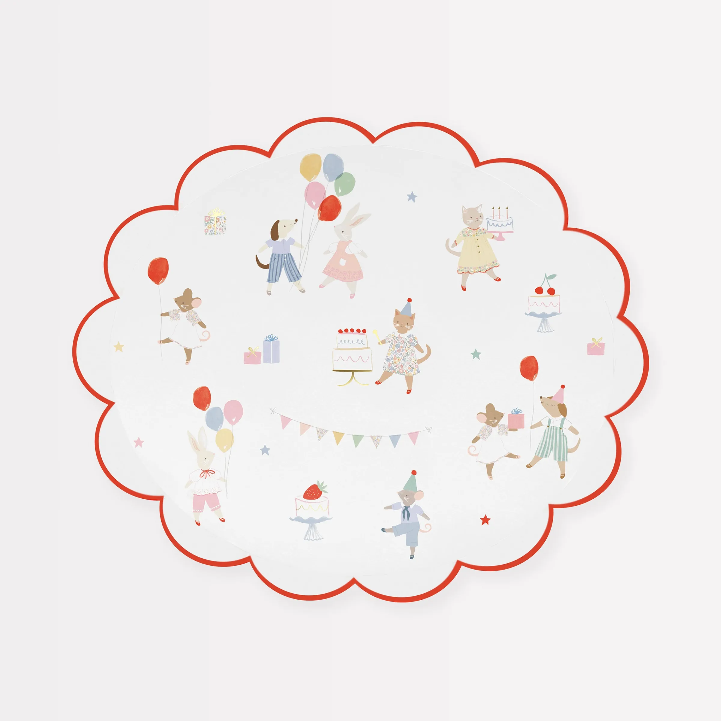 Animal Friends Side Plates (x 8)>Meri Meri Fashion