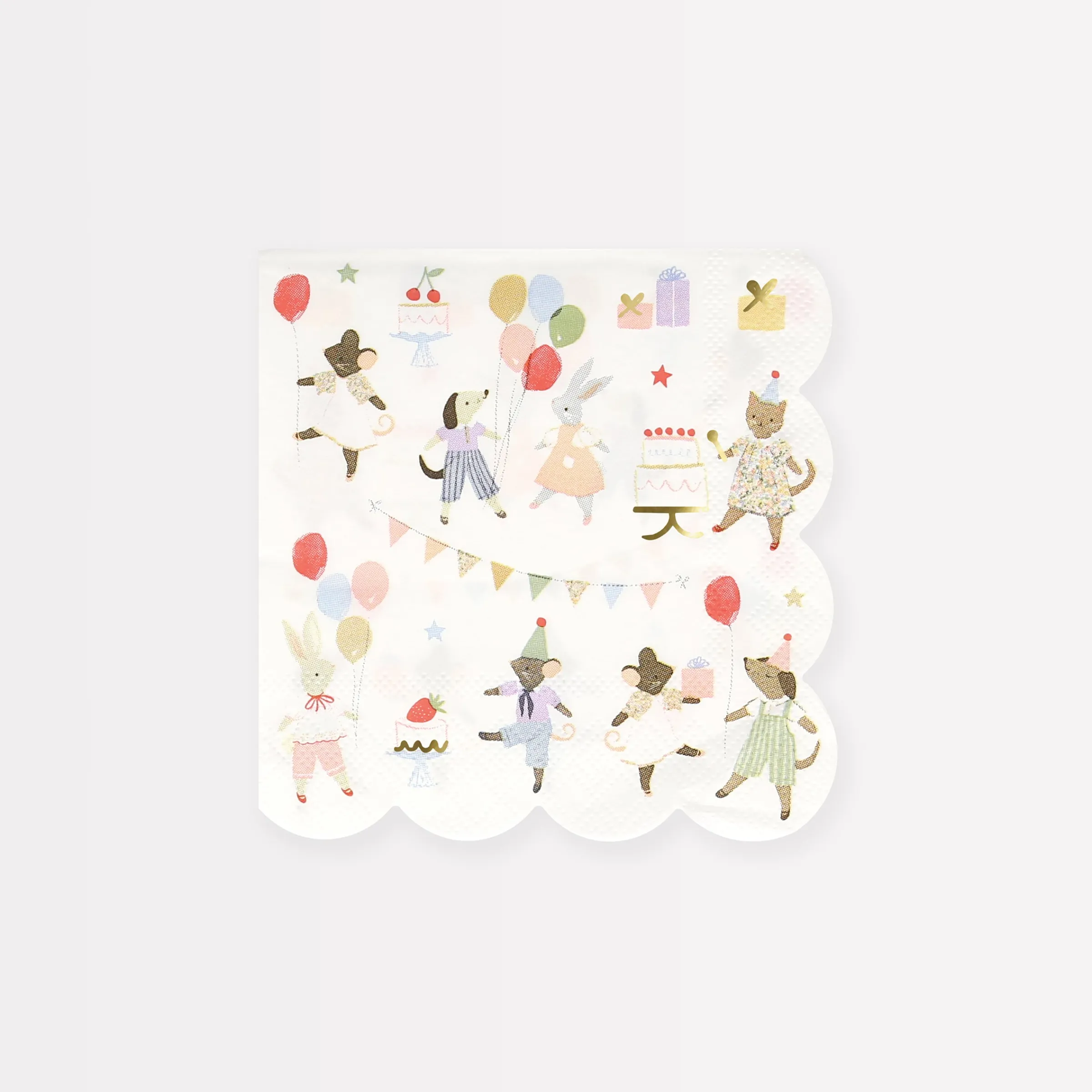 Animal Friends Small Napkins (x 16)>Meri Meri Best
