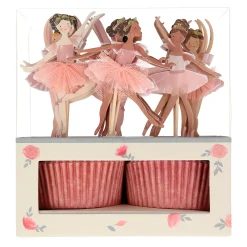 Ballerina Cupcake Kit (x 24 toppers)><noscript><img width=