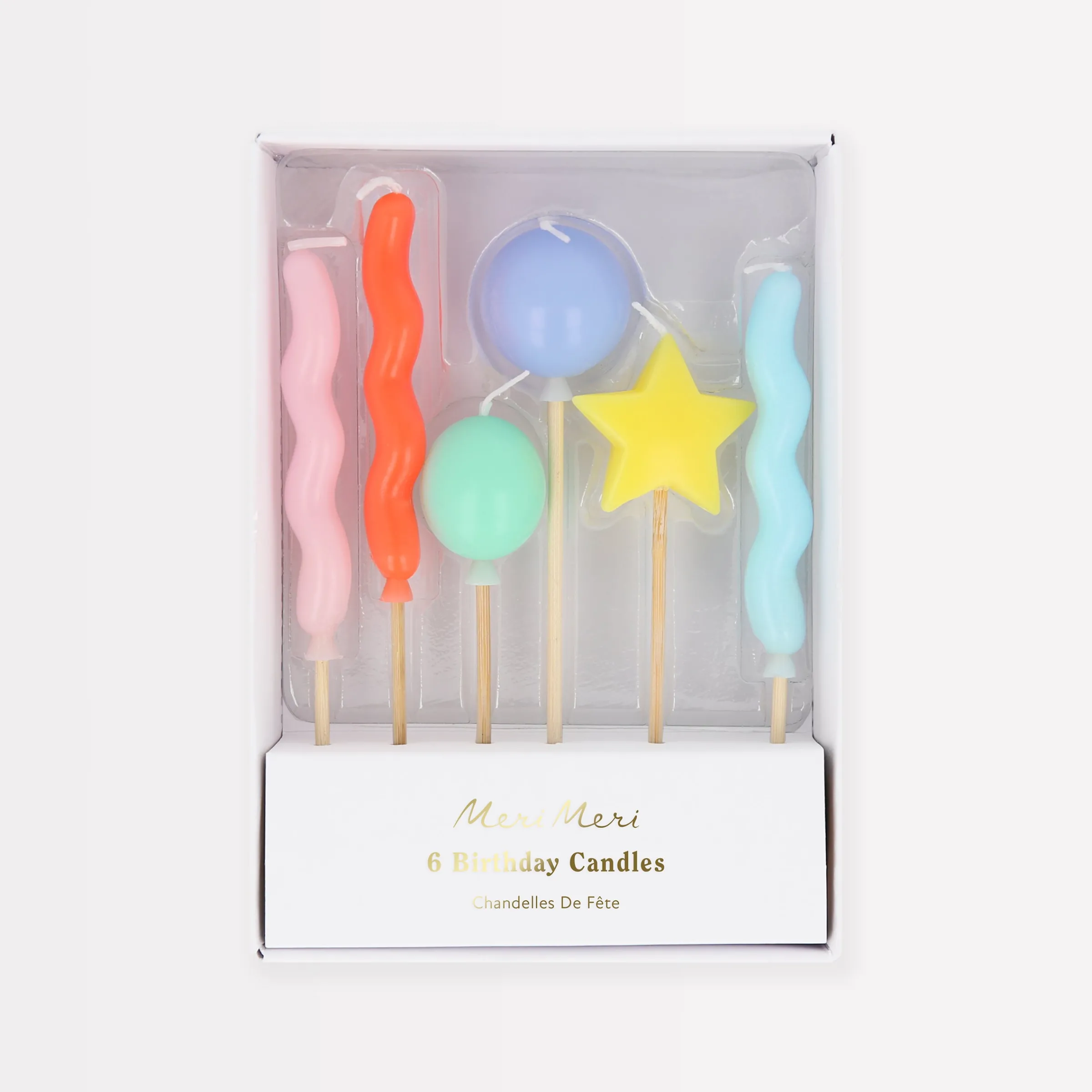 Balloon Candles (x 6)>Meri Meri Fashion