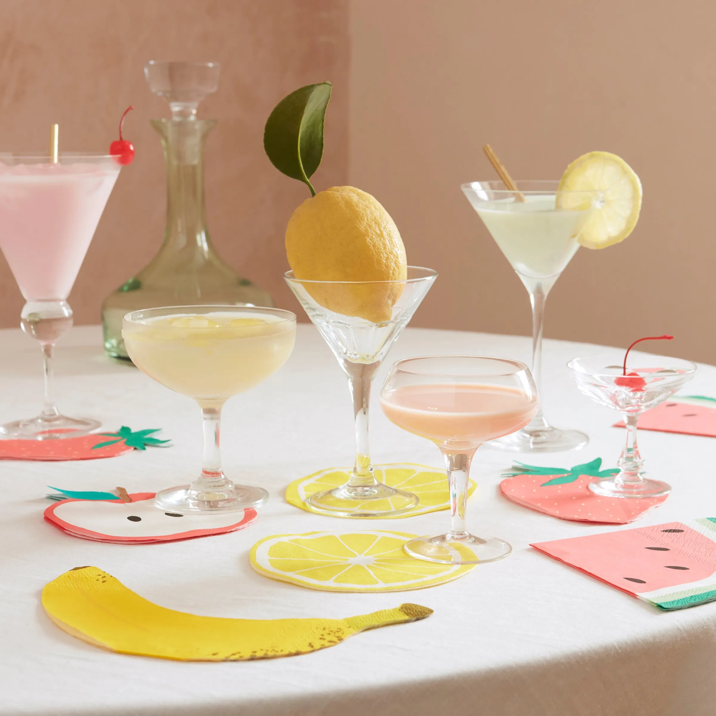 Banana Napkins (x 16)>Meri Meri Fashion
