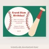 Baseball Download & Print Invitation>Meri Meri Online