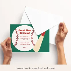 Baseball Download & Print Invitation><noscript><img width=