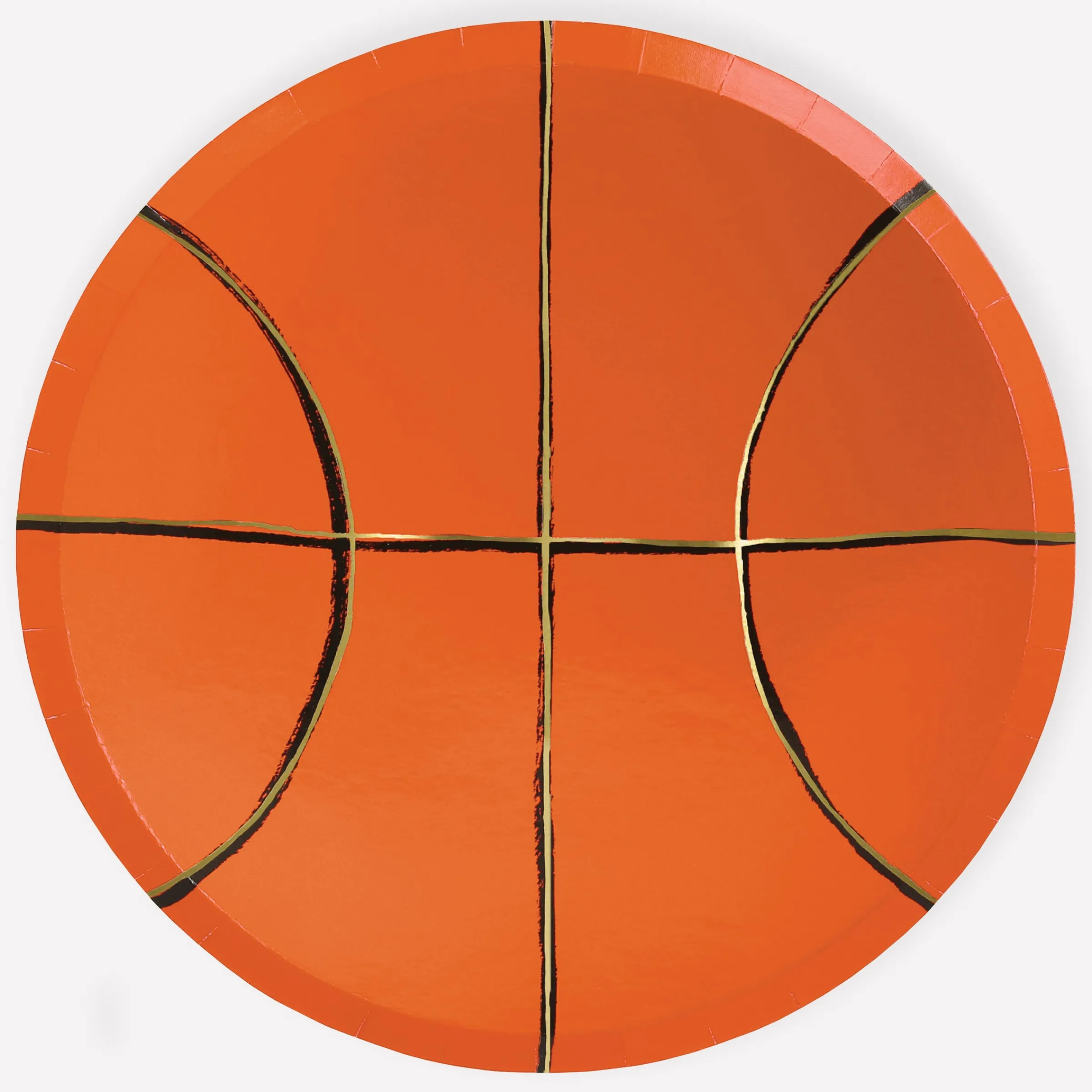 Basketball Plates (x 8)>Meri Meri Best