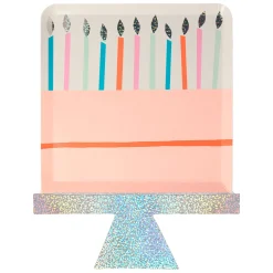 Birthday Cake Plates (x 8)>Meri Meri New