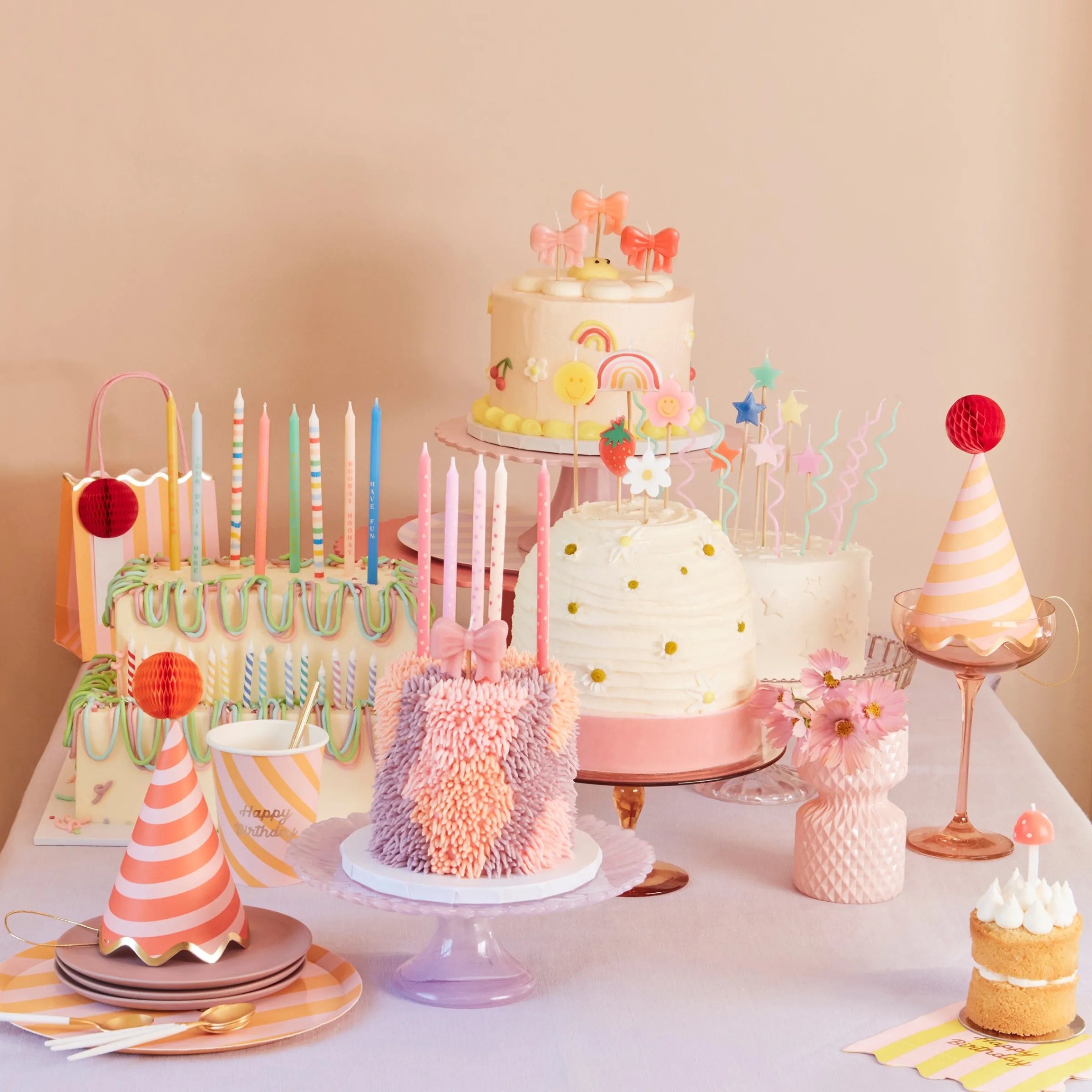 Birthday Phrases Candles (x 16)>Meri Meri Discount