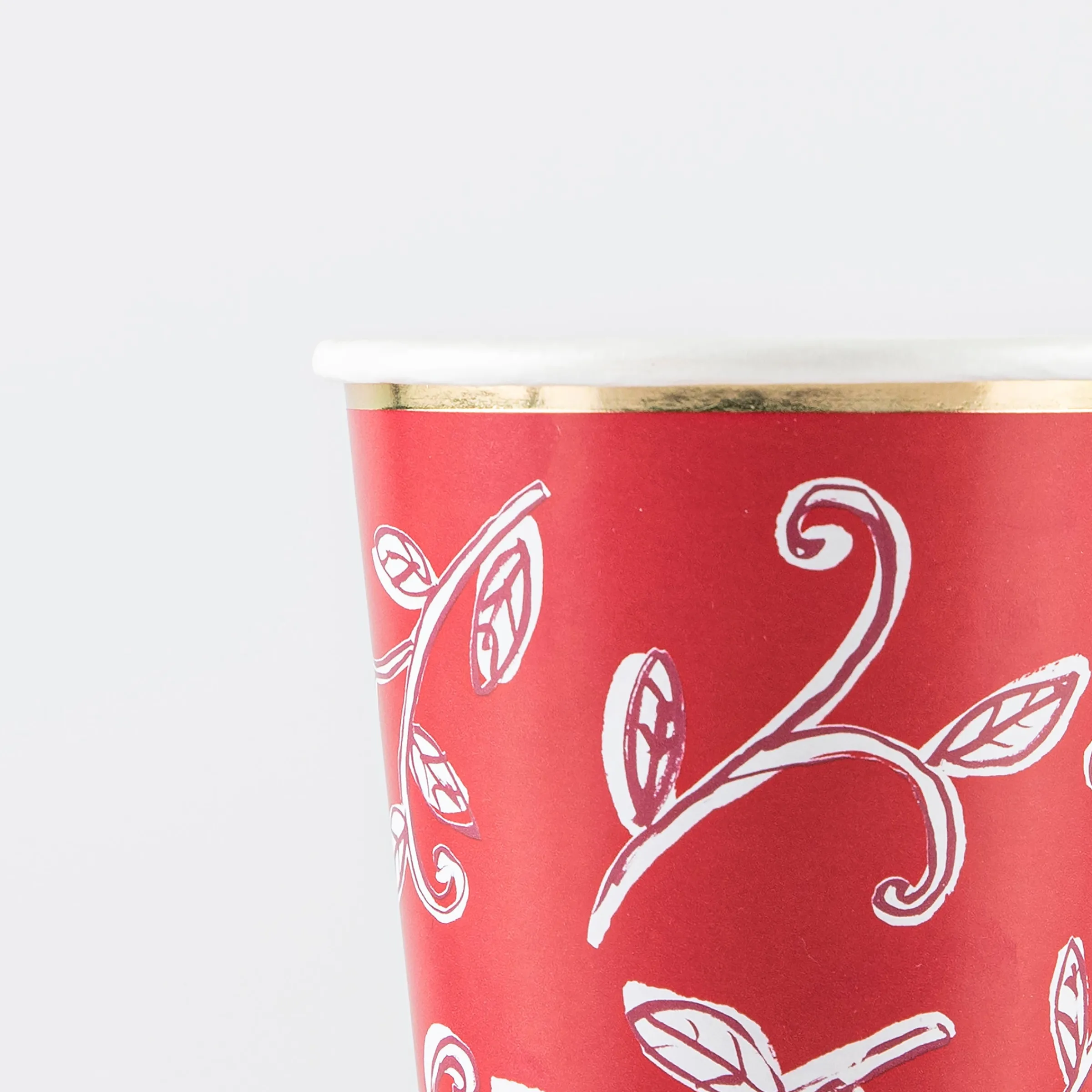 Block Print Cups (x 8)>Meri Meri Online