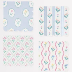 Bloomsbury Floral Pattern Small Napkins (x 16)>Meri Meri Discount