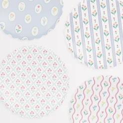 Bloomsbury Floral Pattern Dinner Plates (x 8)>Meri Meri Sale