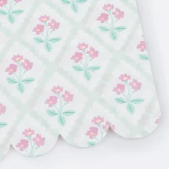 Bloomsbury Floral Pattern Guest Towels (x 16)>Meri Meri Clearance