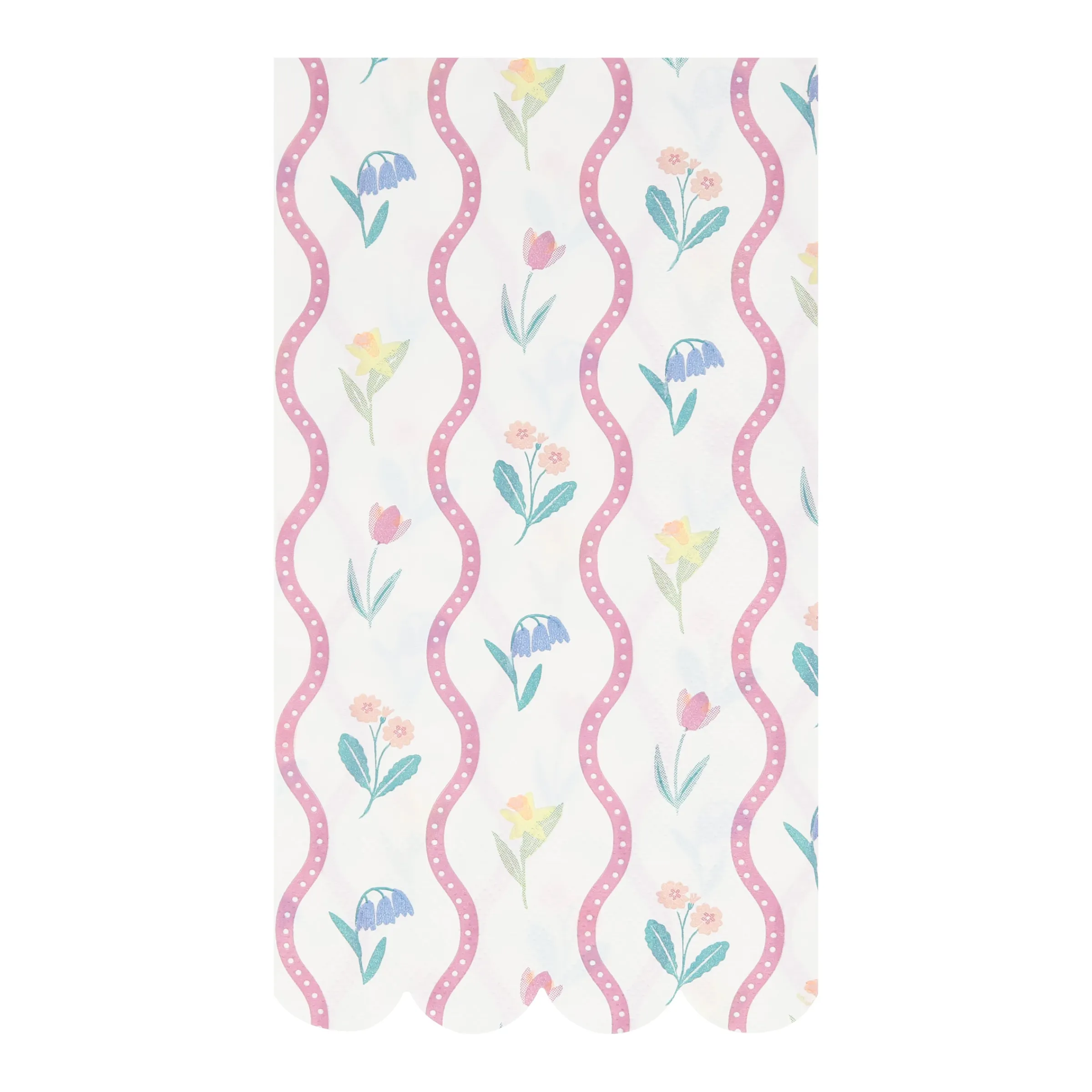Bloomsbury Floral Pattern Guest Towels (x 16)>Meri Meri Clearance