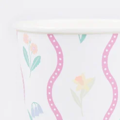 Bloomsbury Floral Pattern Cups (x 8)><noscript><img width=