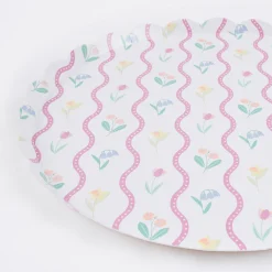 Bloomsbury Floral Pattern Dinner Plates (x 8)><noscript><img width=