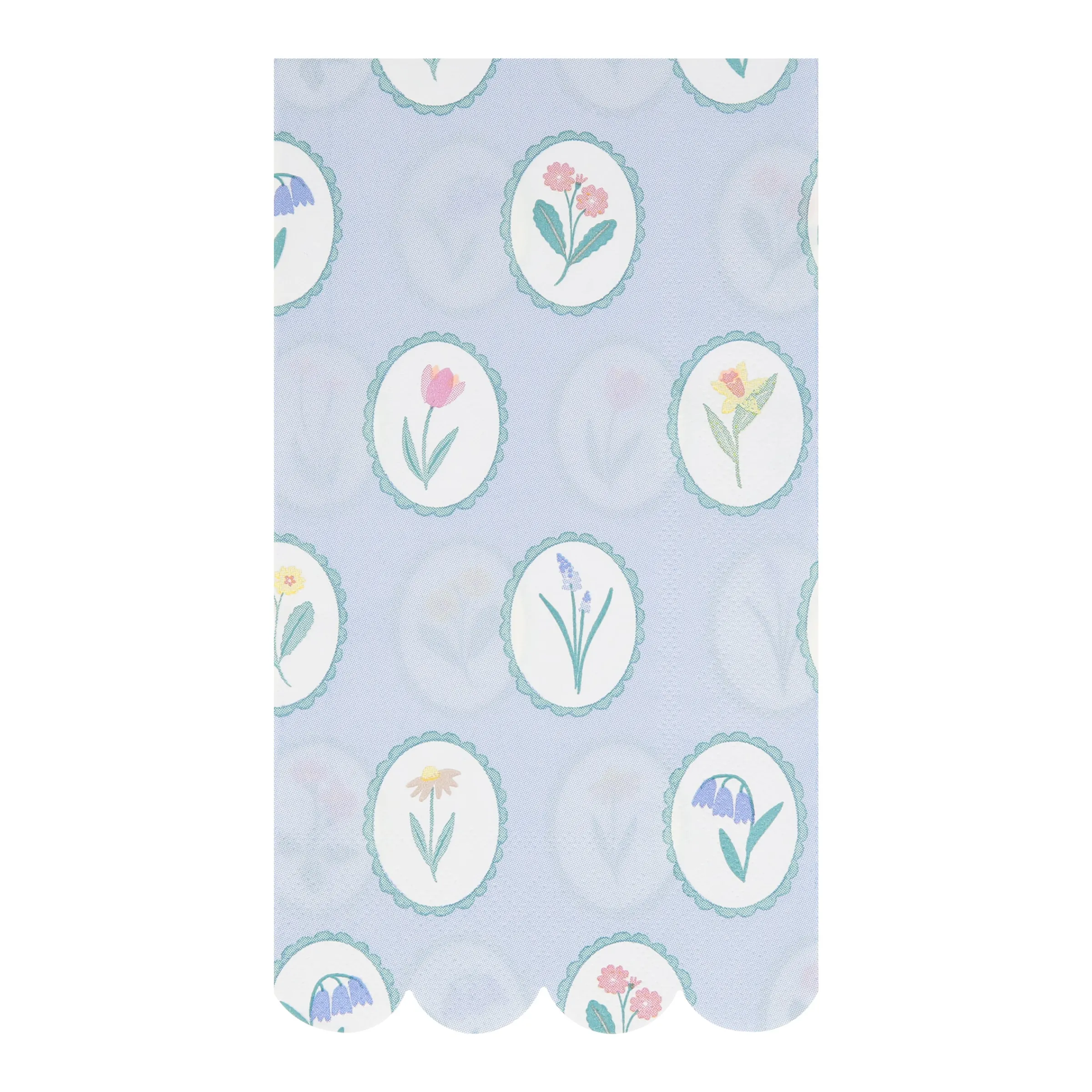 Bloomsbury Floral Pattern Guest Towels (x 16)>Meri Meri Clearance