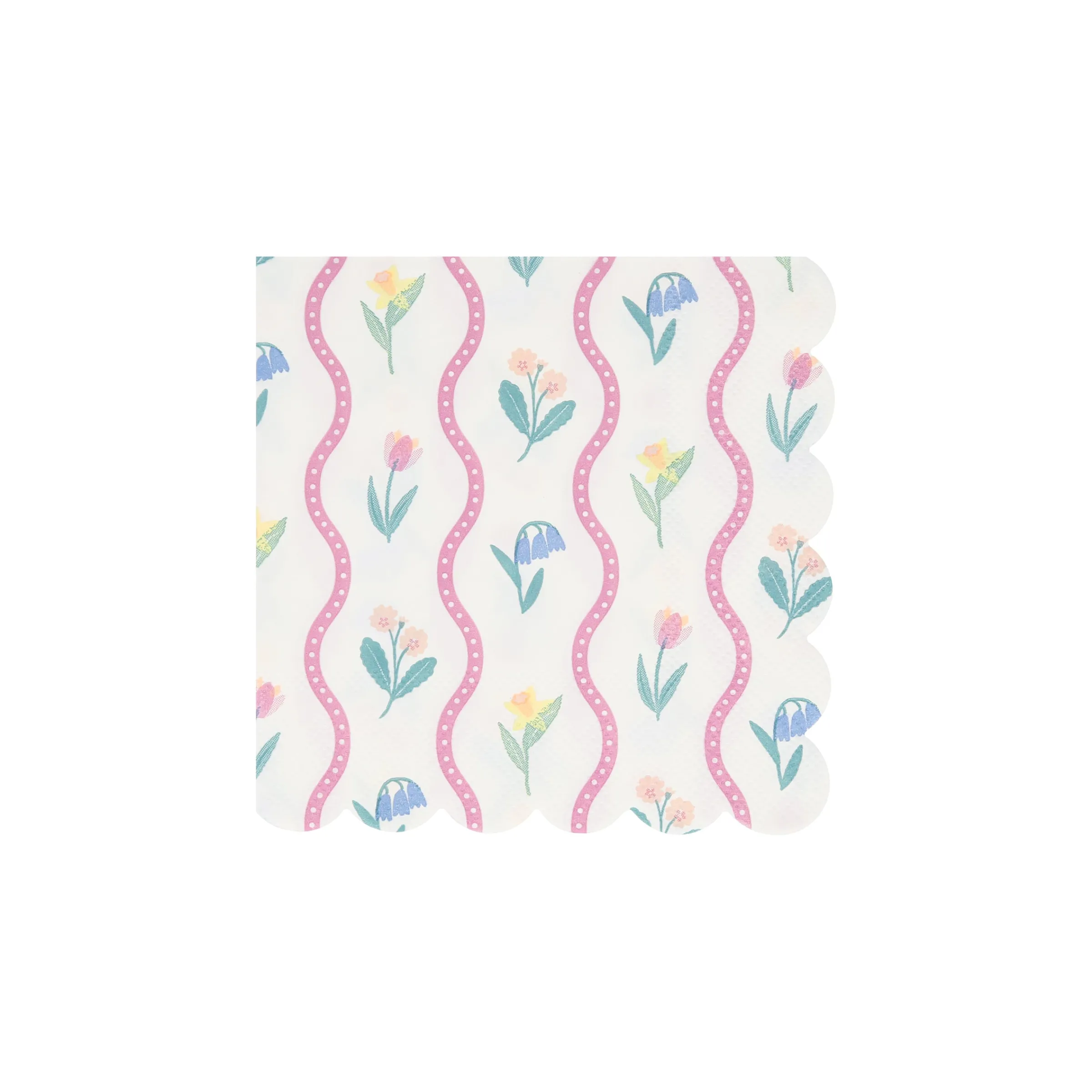 Bloomsbury Floral Pattern Small Napkins (x 16)>Meri Meri Discount