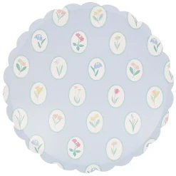 Bloomsbury Floral Pattern Dinner Plates (x 8)><noscript><img width=