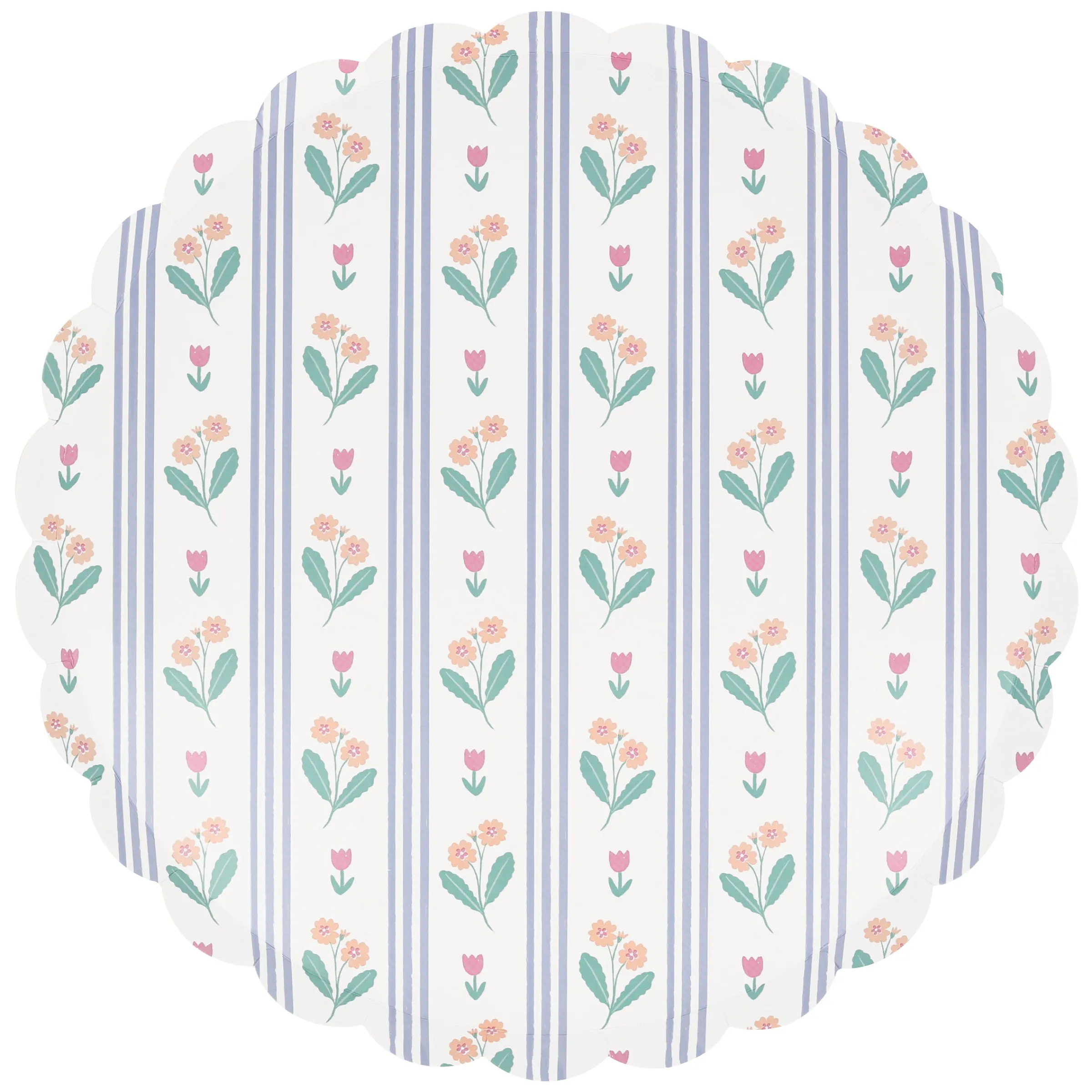 Bloomsbury Floral Pattern Dinner Plates (x 8)>Meri Meri Sale
