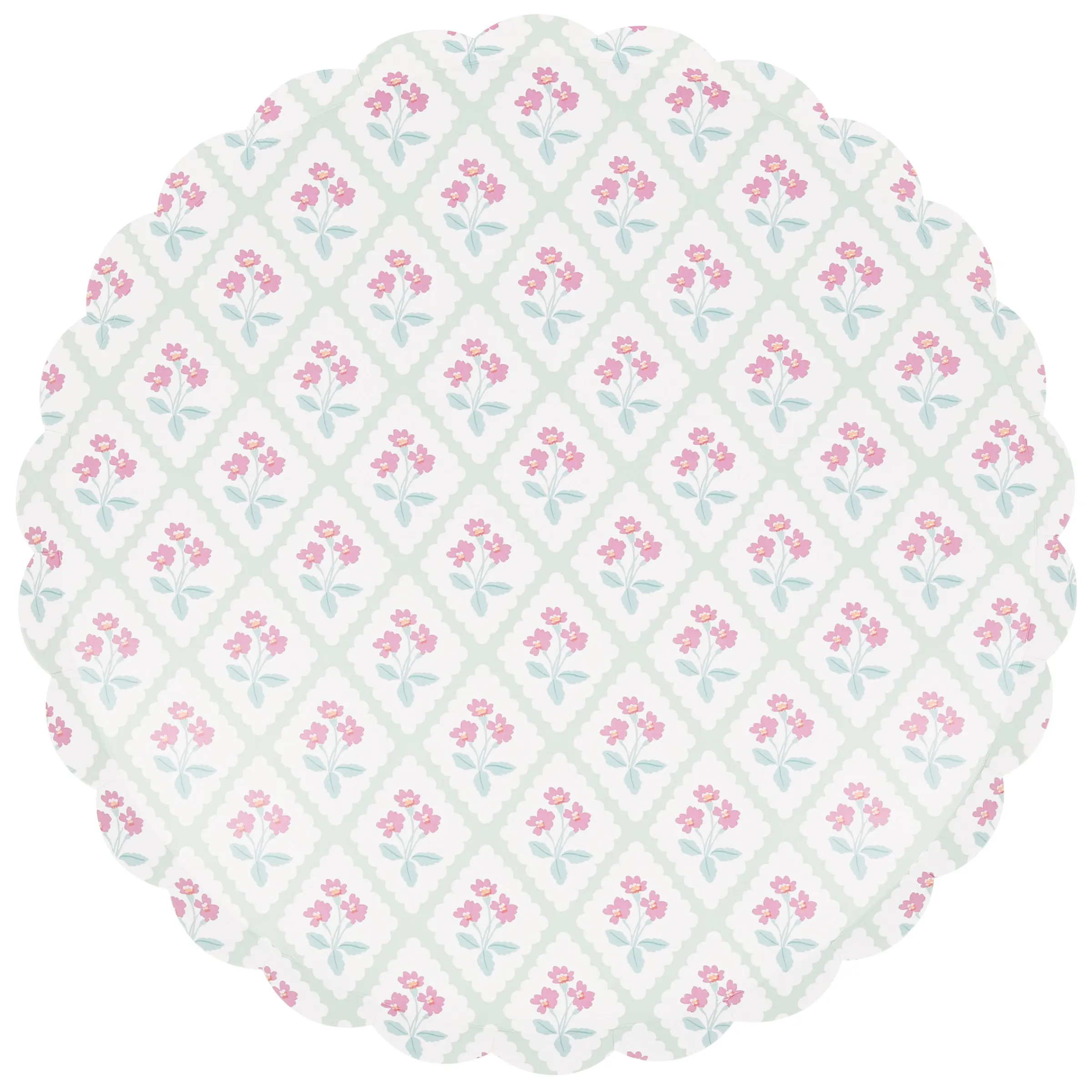 Bloomsbury Floral Pattern Dinner Plates (x 8)>Meri Meri Sale