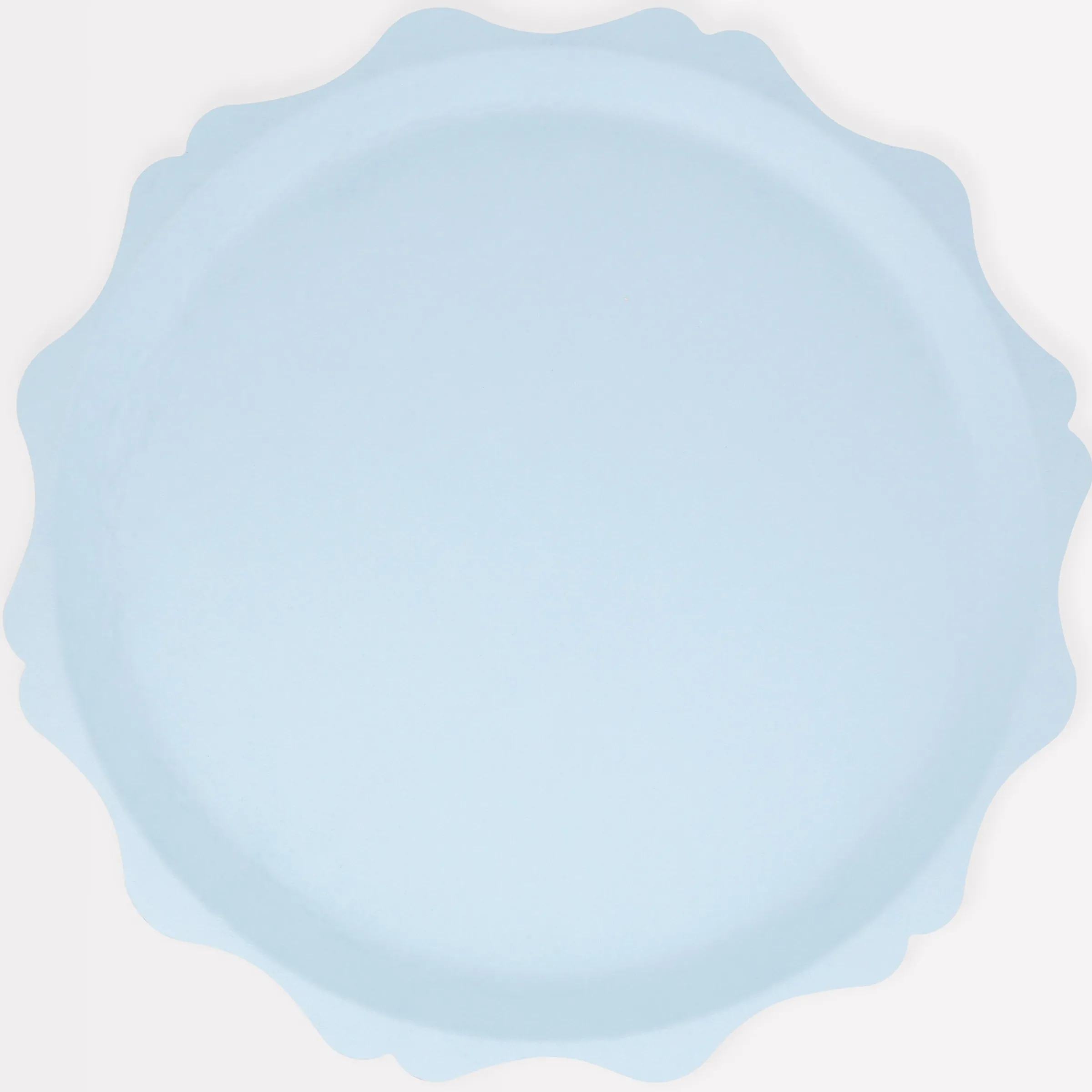 Blue Decorative Edge Compostable Dinner Plates (x 8)>Meri Meri Outlet