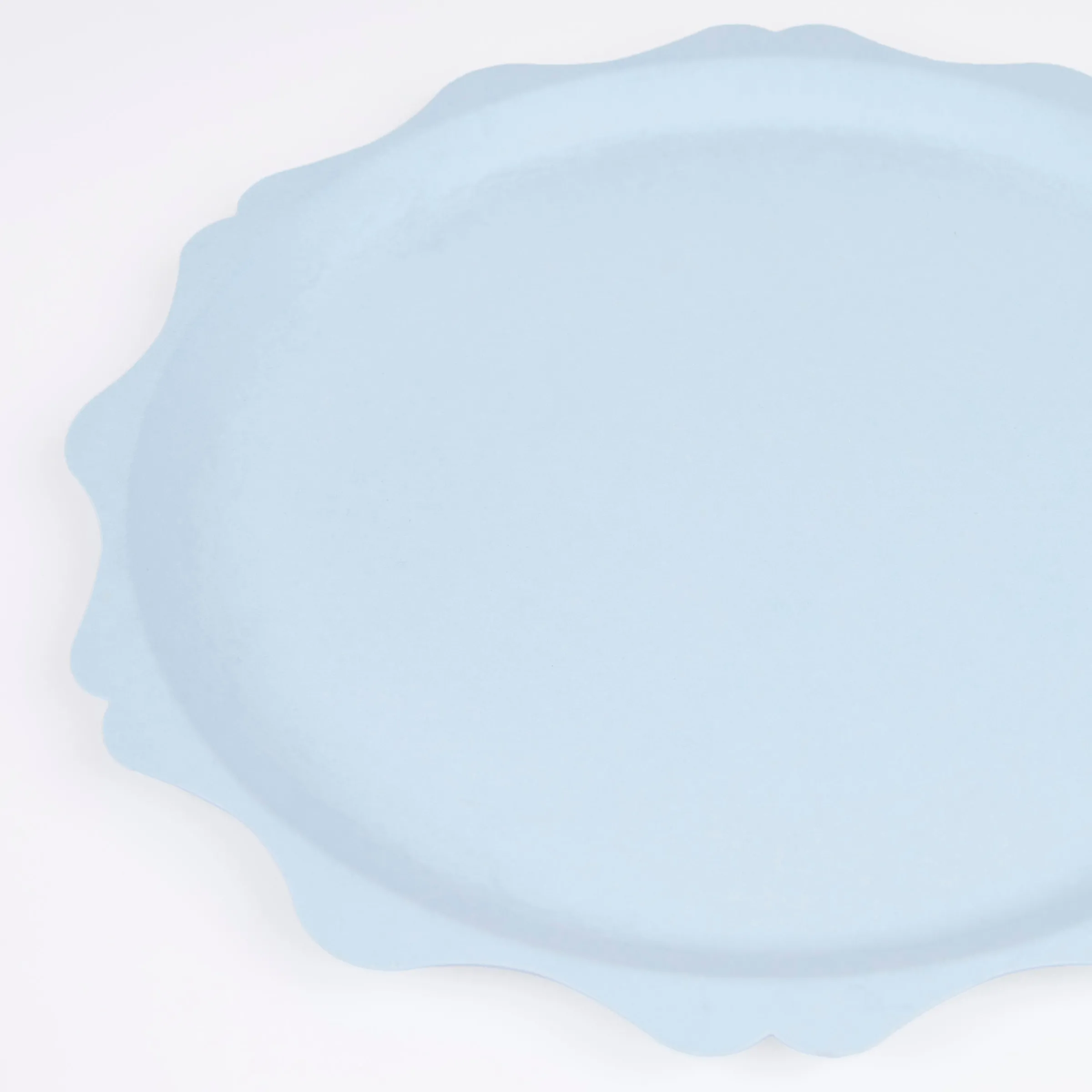 Blue Decorative Edge Compostable Dinner Plates (x 8)>Meri Meri Outlet