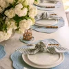 Blue Quilted Shell Placemat>Meri Meri Clearance