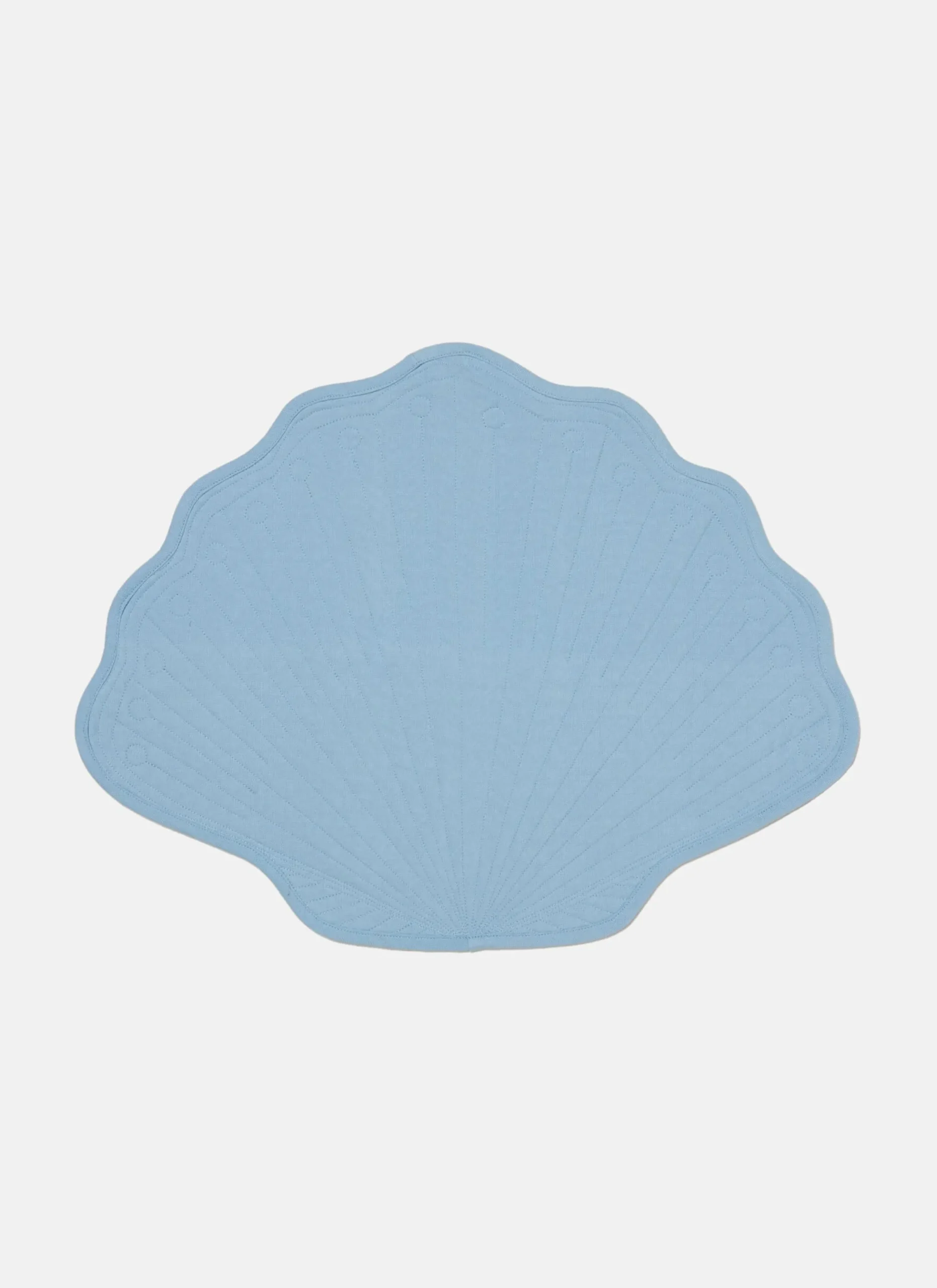 Blue Quilted Shell Placemat>Meri Meri Clearance