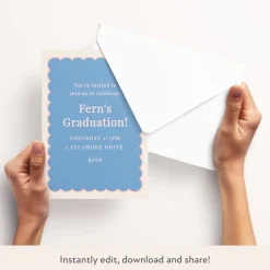 Blue Scallop Download & Print Invitation><noscript><img width=