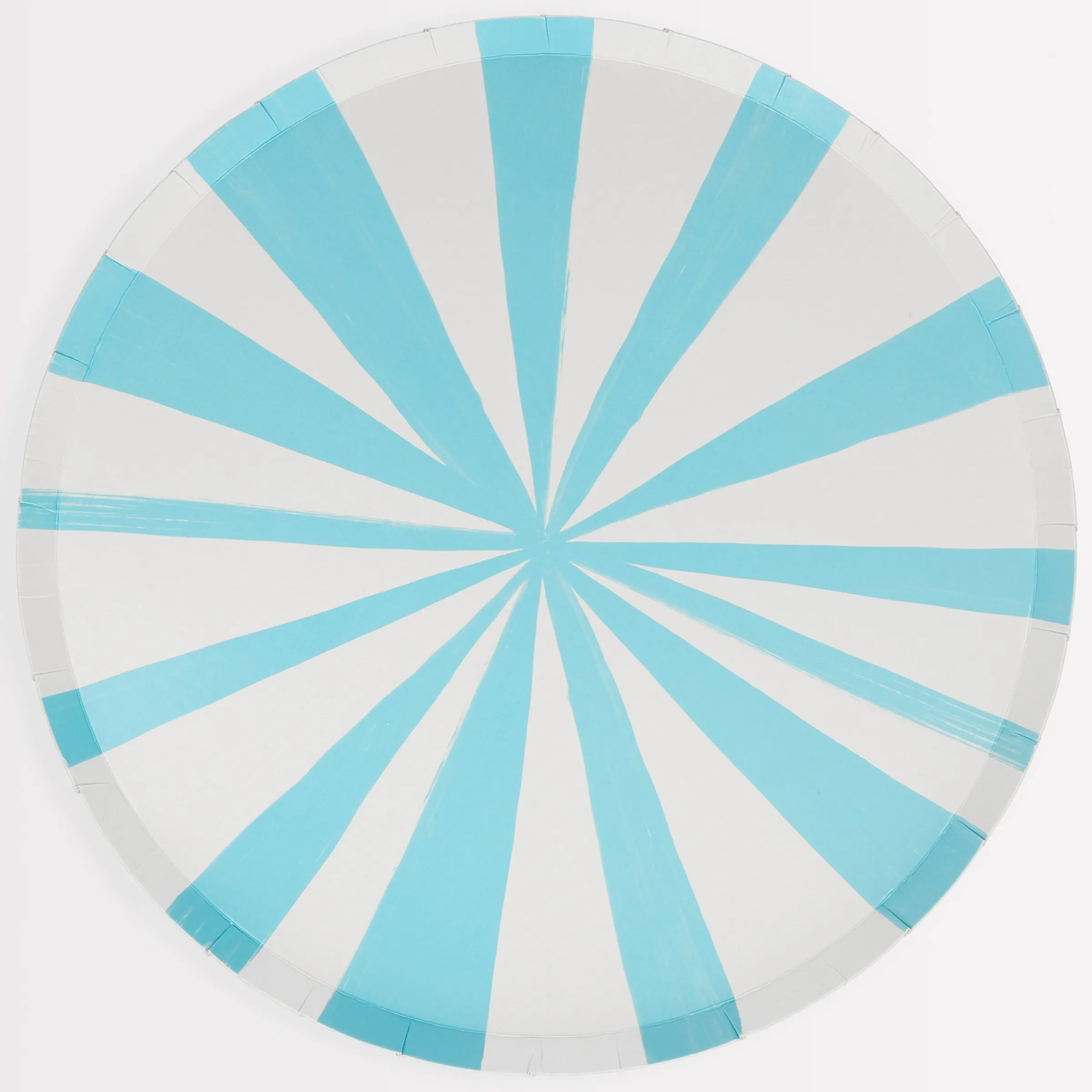 Blue Stripe Dinner Plates (x 8)>Meri Meri Online