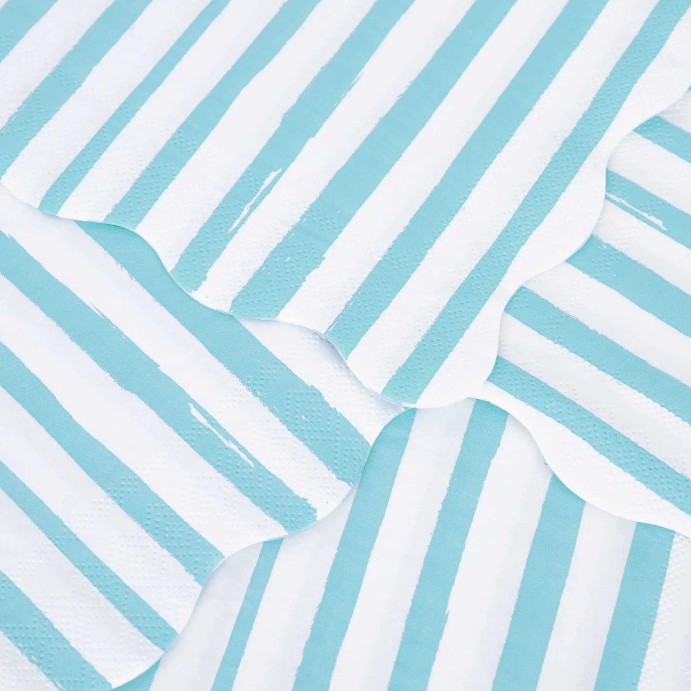 Blue Stripe Small Napkins (x 16)>Meri Meri Best