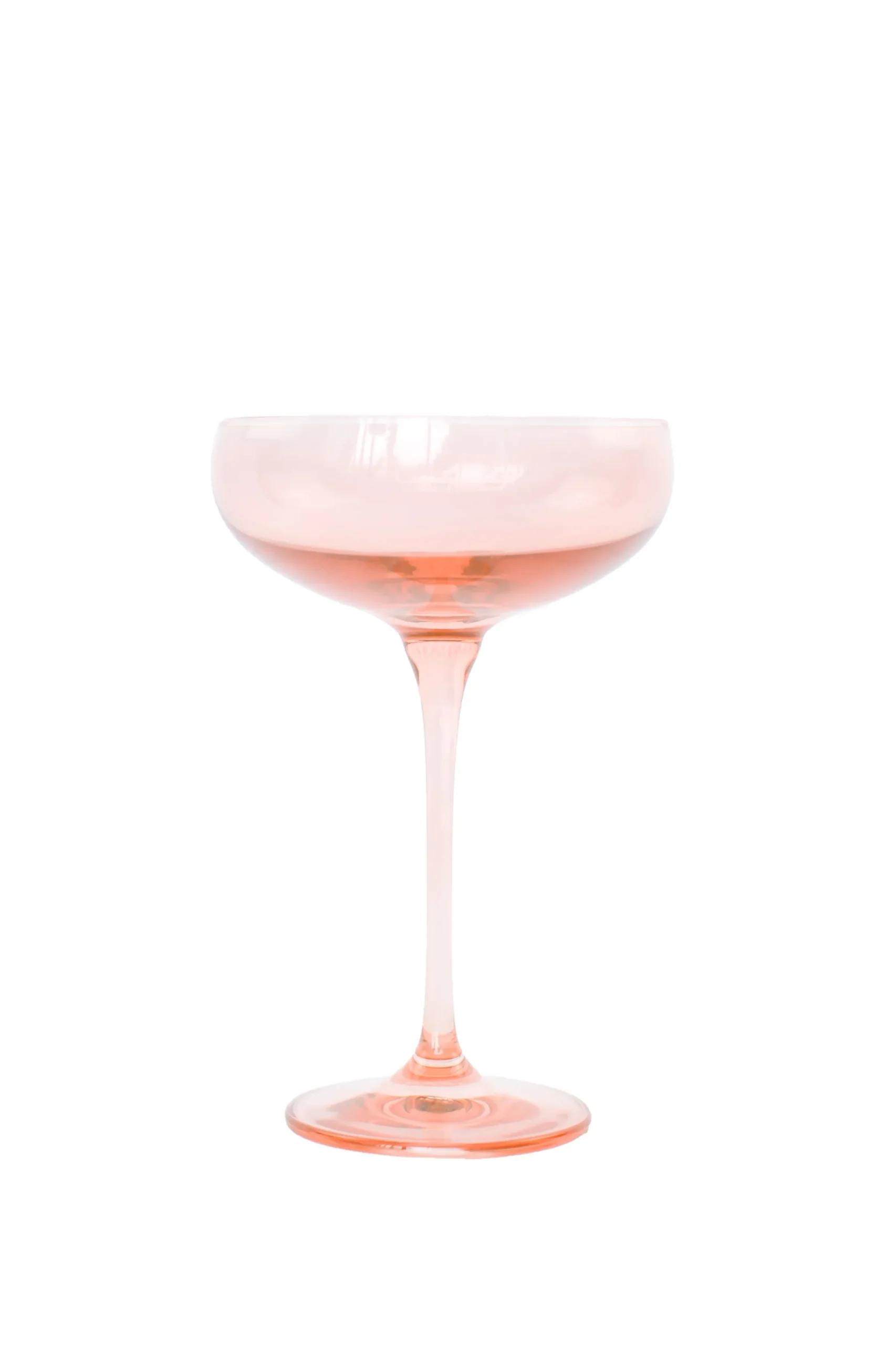 Blush Pink Champagne Coupe Stemware (x 6)>Meri Meri Fashion