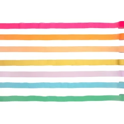 Bright Crepe Paper Streamers (x 7)><noscript><img width=