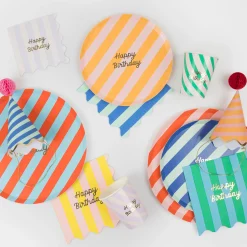 Bright Stripes Party Set>Meri Meri Outlet