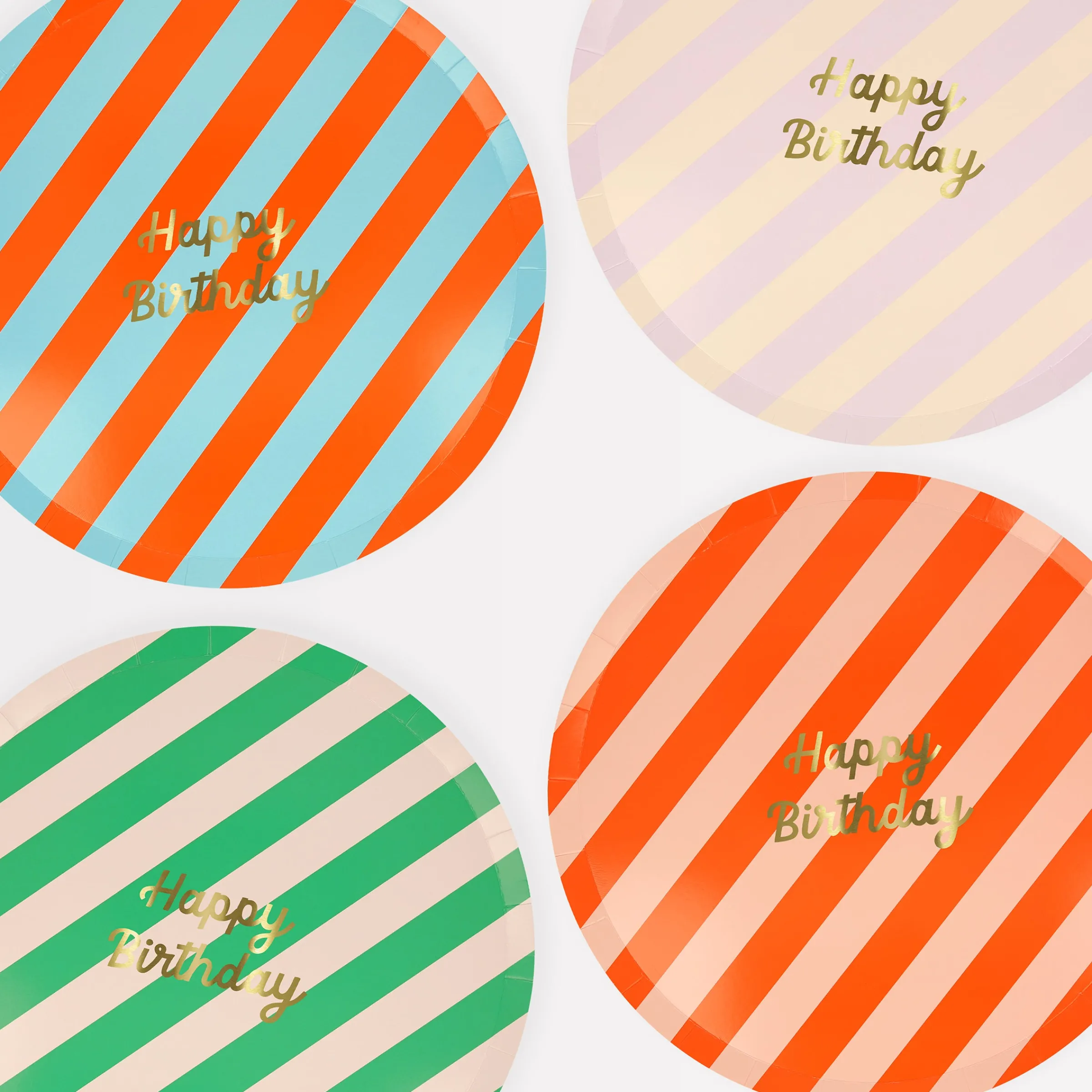 Bright Stripes Party Set>Meri Meri Outlet