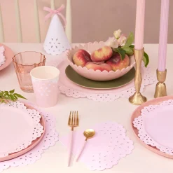Broderie Anglaise Lace Multi Large Napkins (x 16)>Meri Meri Fashion