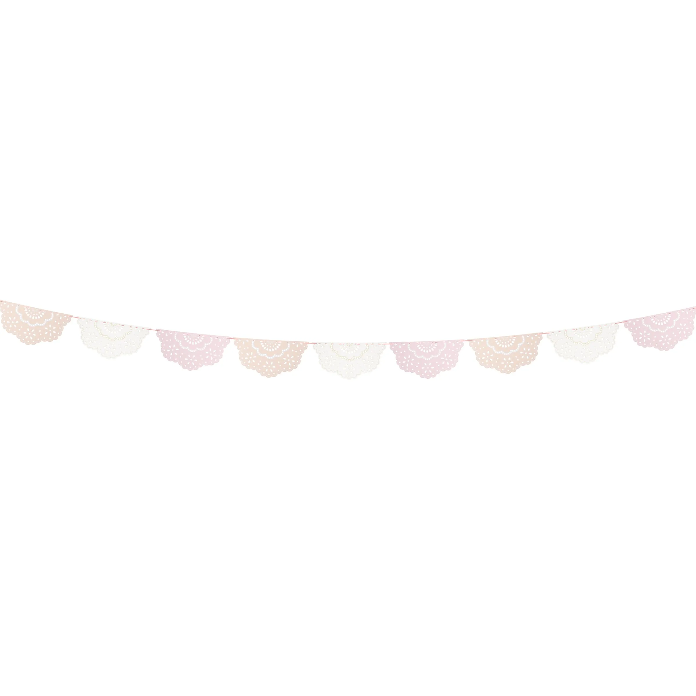 Broderie Anglaise Lace Multi Pennant Garland>Meri Meri Best