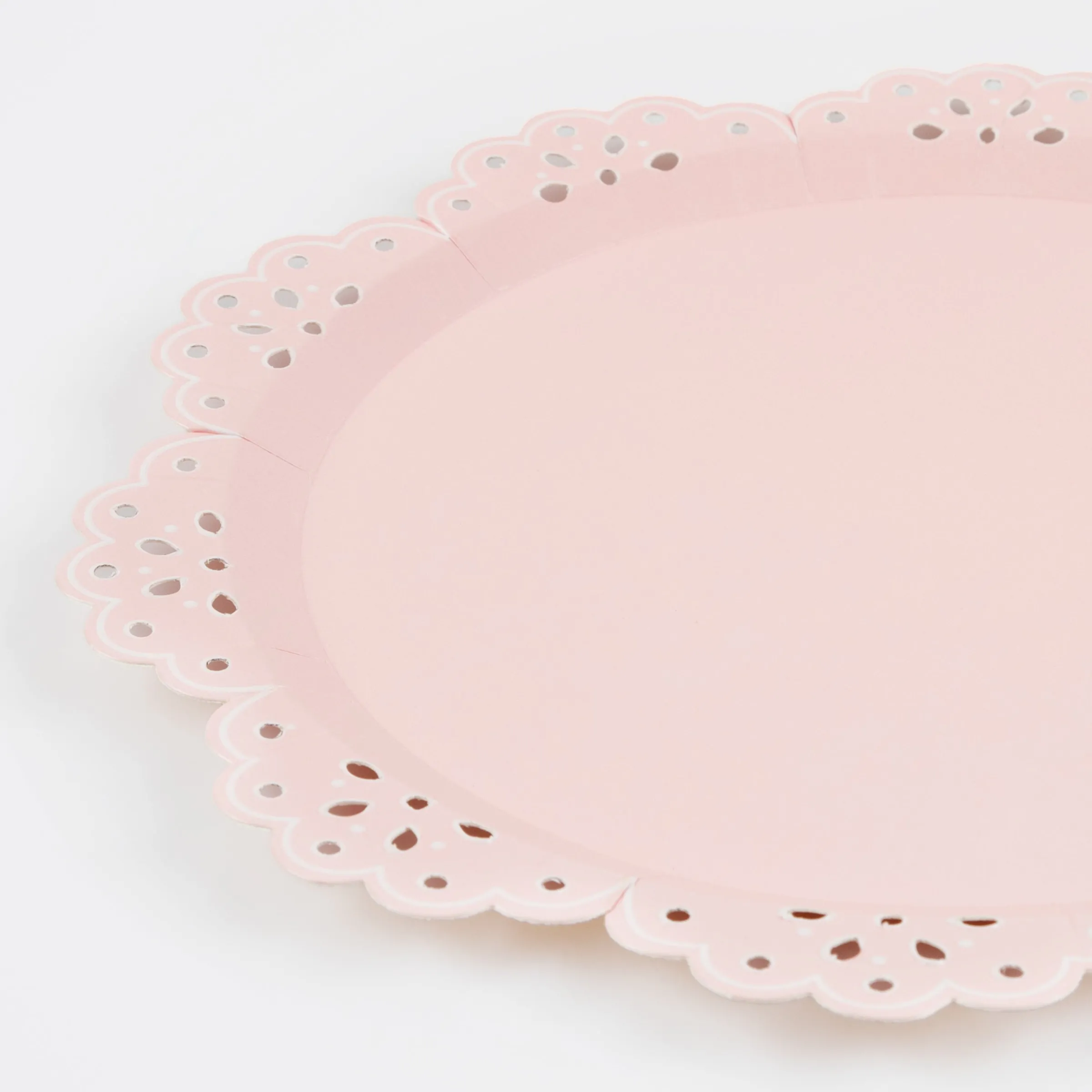 Broderie Anglaise Lace Multi Side Plates (x 8)>Meri Meri Hot