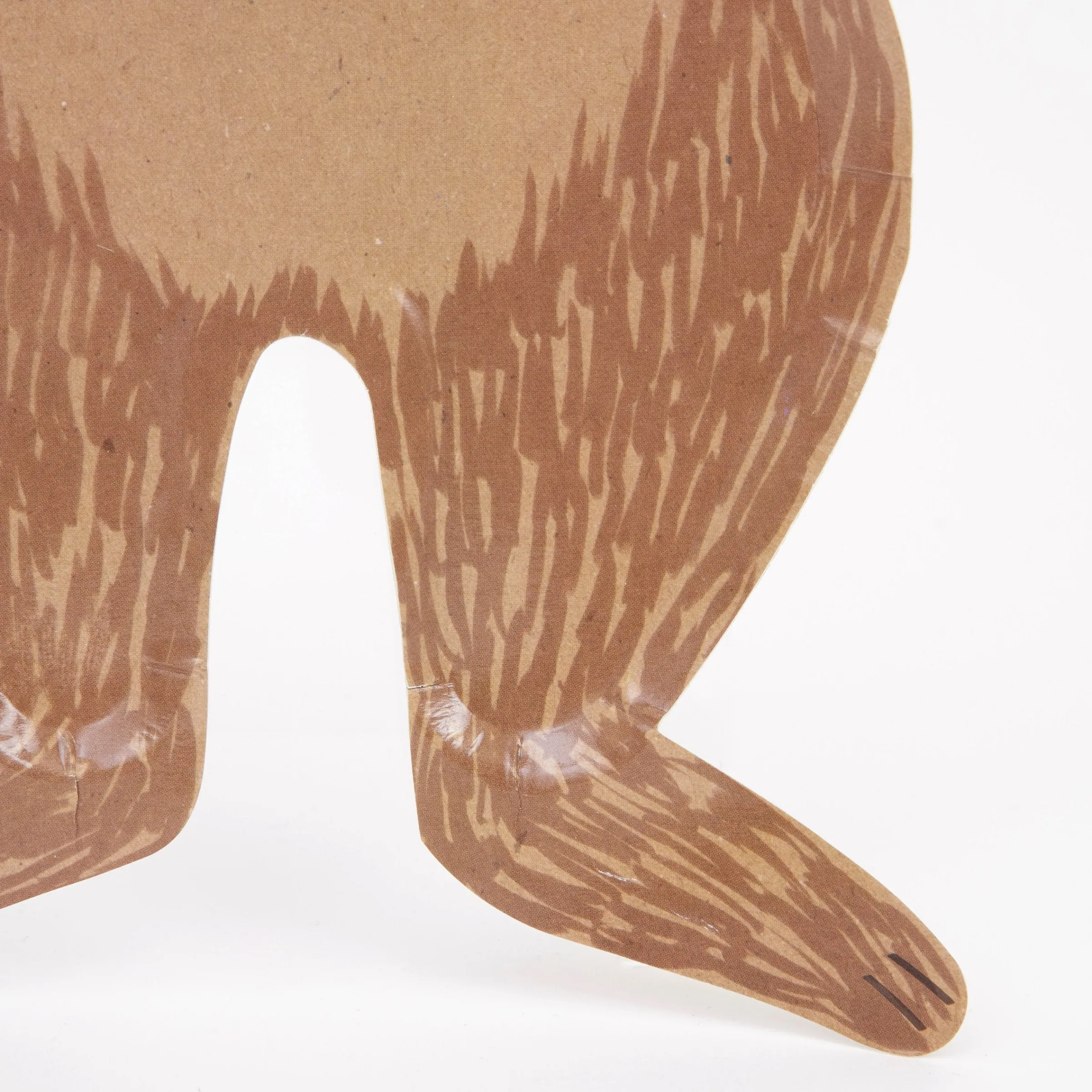 Brown Bear Large Plates (x 8)>Meri Meri Hot