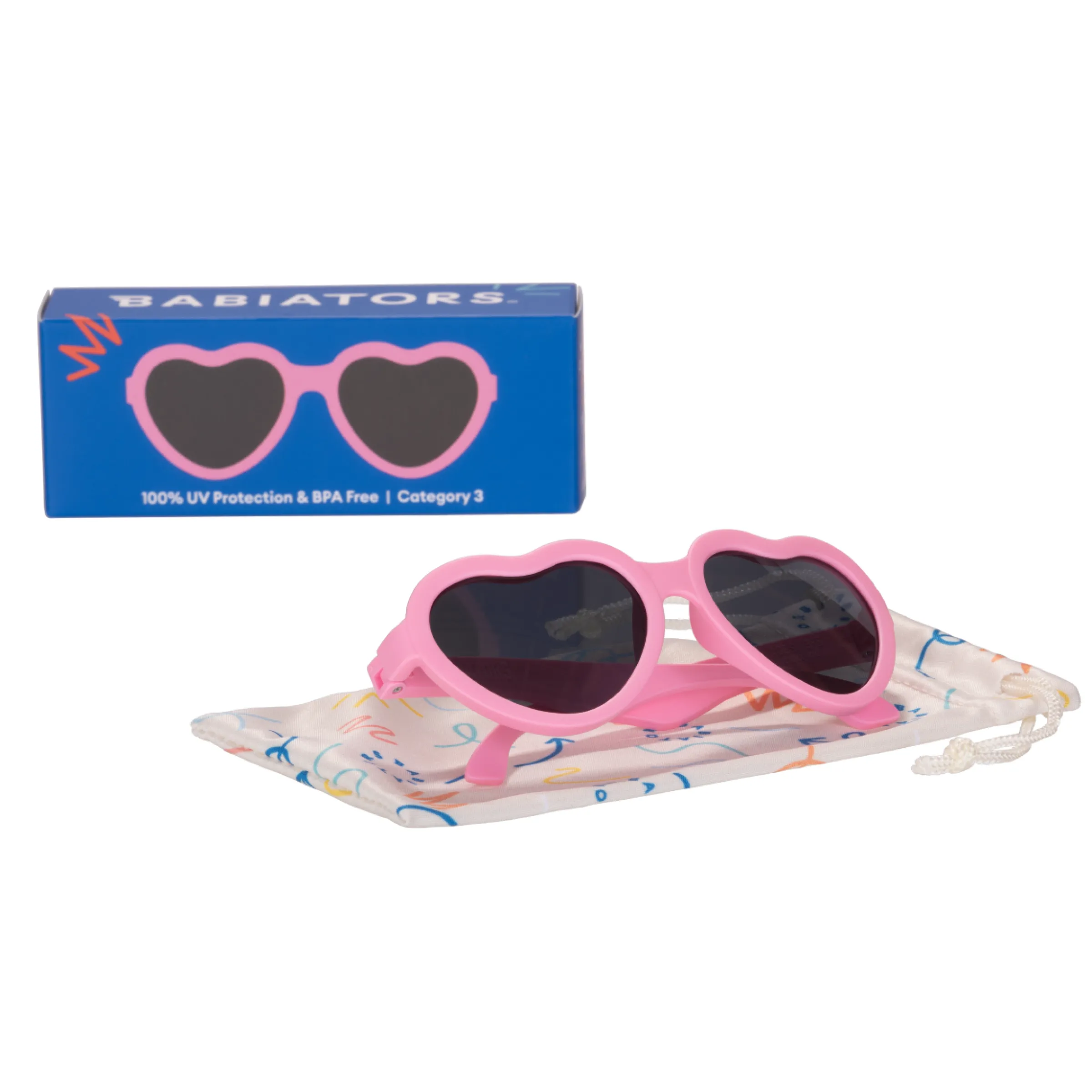 Bubblegum Heart Sunglasses>Meri Meri Fashion