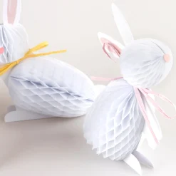 Bunny Honeycomb Decorations (x 6)><noscript><img width=