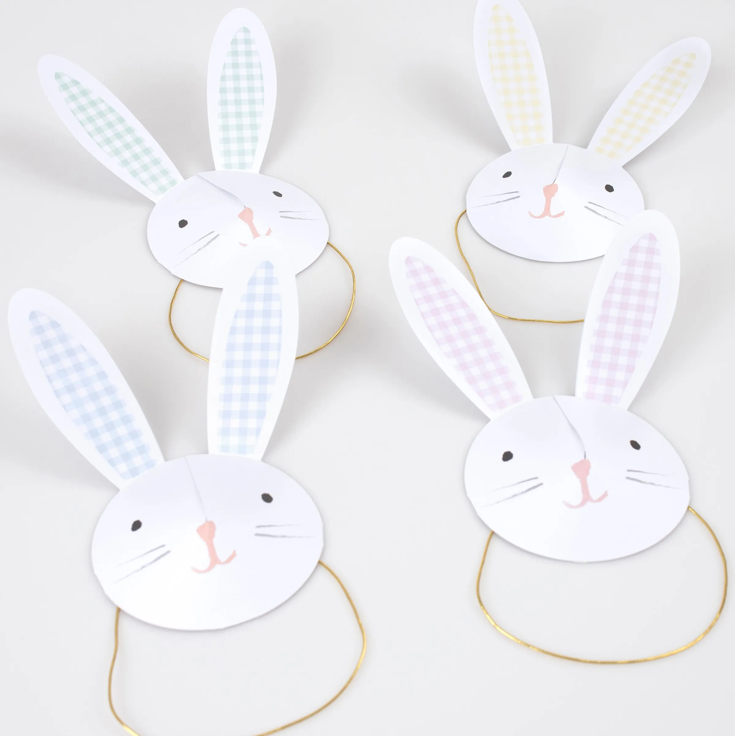 Bunny Party Hats (x 6)>Meri Meri Best