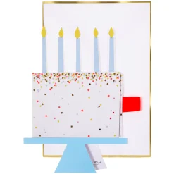 Cake Slice Stand-Up Birthday Card>Meri Meri Clearance
