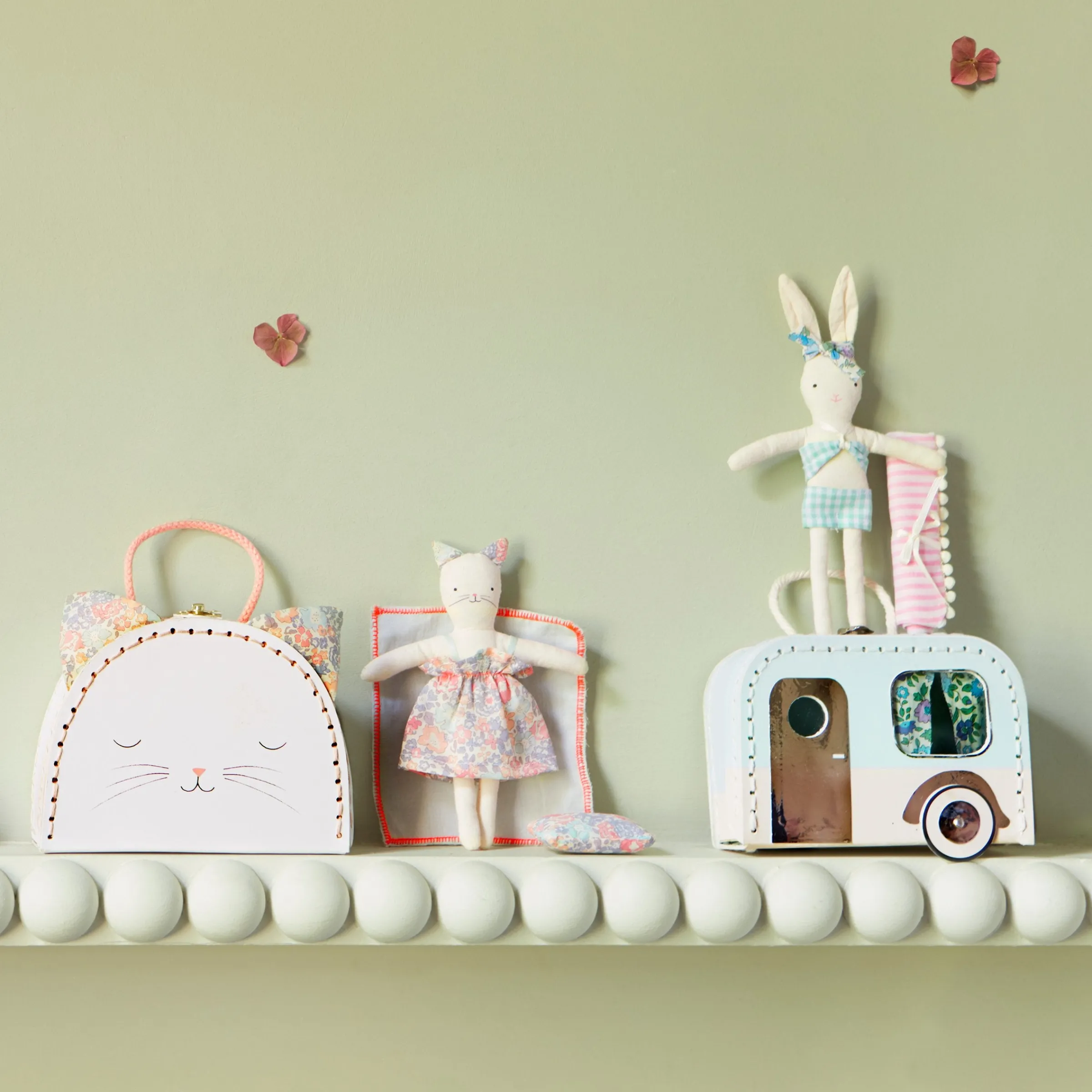 Caravan Bunny Mini Suitcase Doll>Meri Meri Online