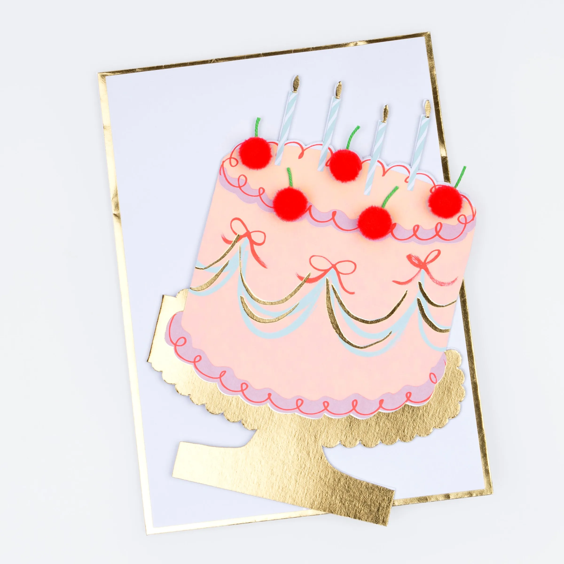 Cherry Cake Birthday Card>Meri Meri Hot
