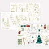 Christmas Coloring Placemats (x 8)>Meri Meri New